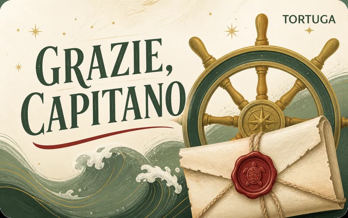 Grazie, Capitano